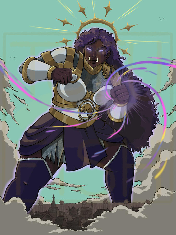 Rendered | Full Body | Comlex Background